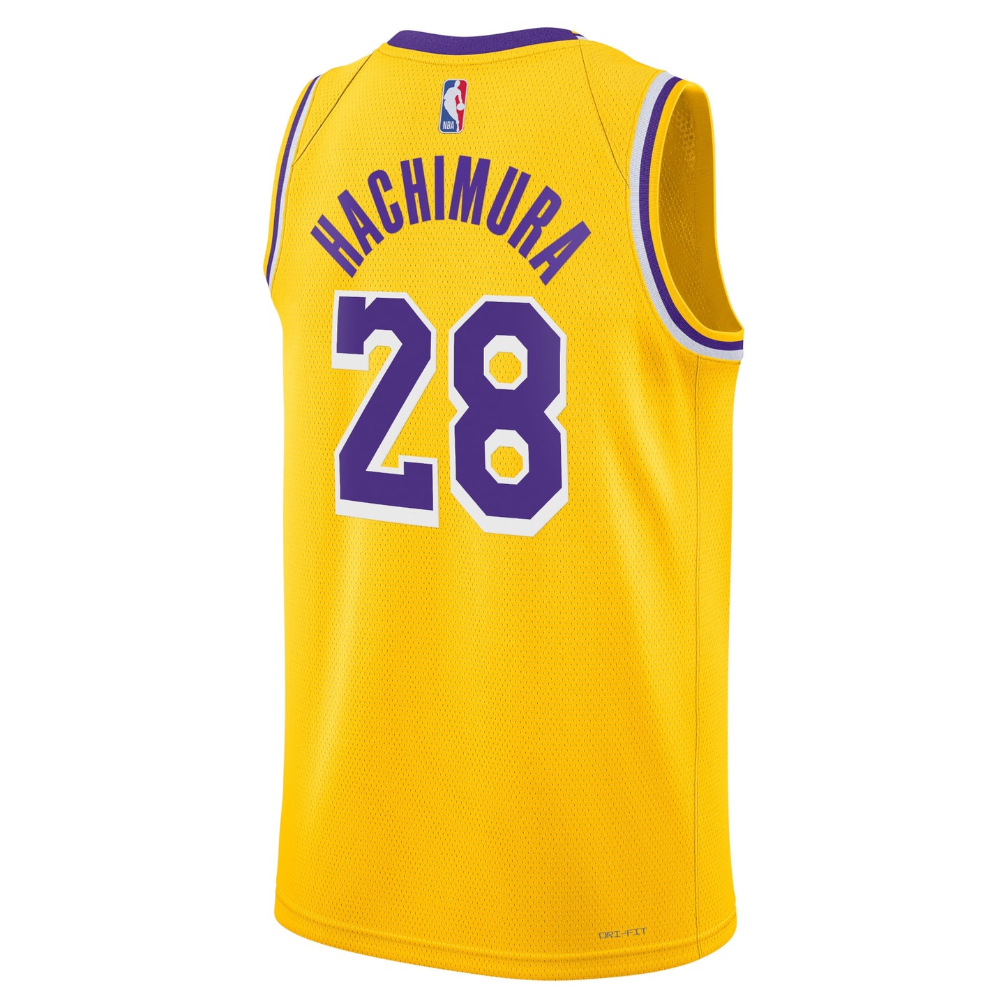 Los Angeles Lakers Nike Icon Edition Swingman Jersey - Gold - Rui Hachimura - Unisex