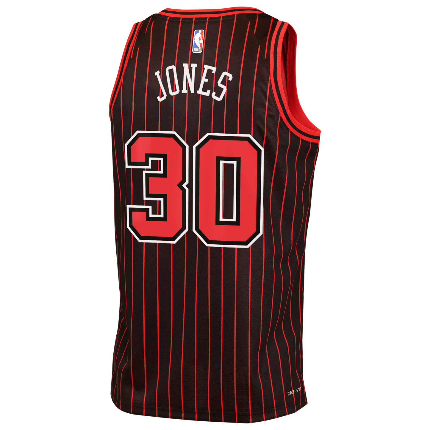 Chicago Bulls Jordan Brand Statement Edition Jersey - Black - Tre Jones - Youth