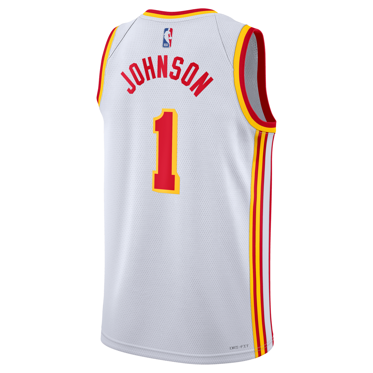 Atlanta Hawks Nike Association Edition Swingman Jersey - White - Jalen Johnson - Unisex