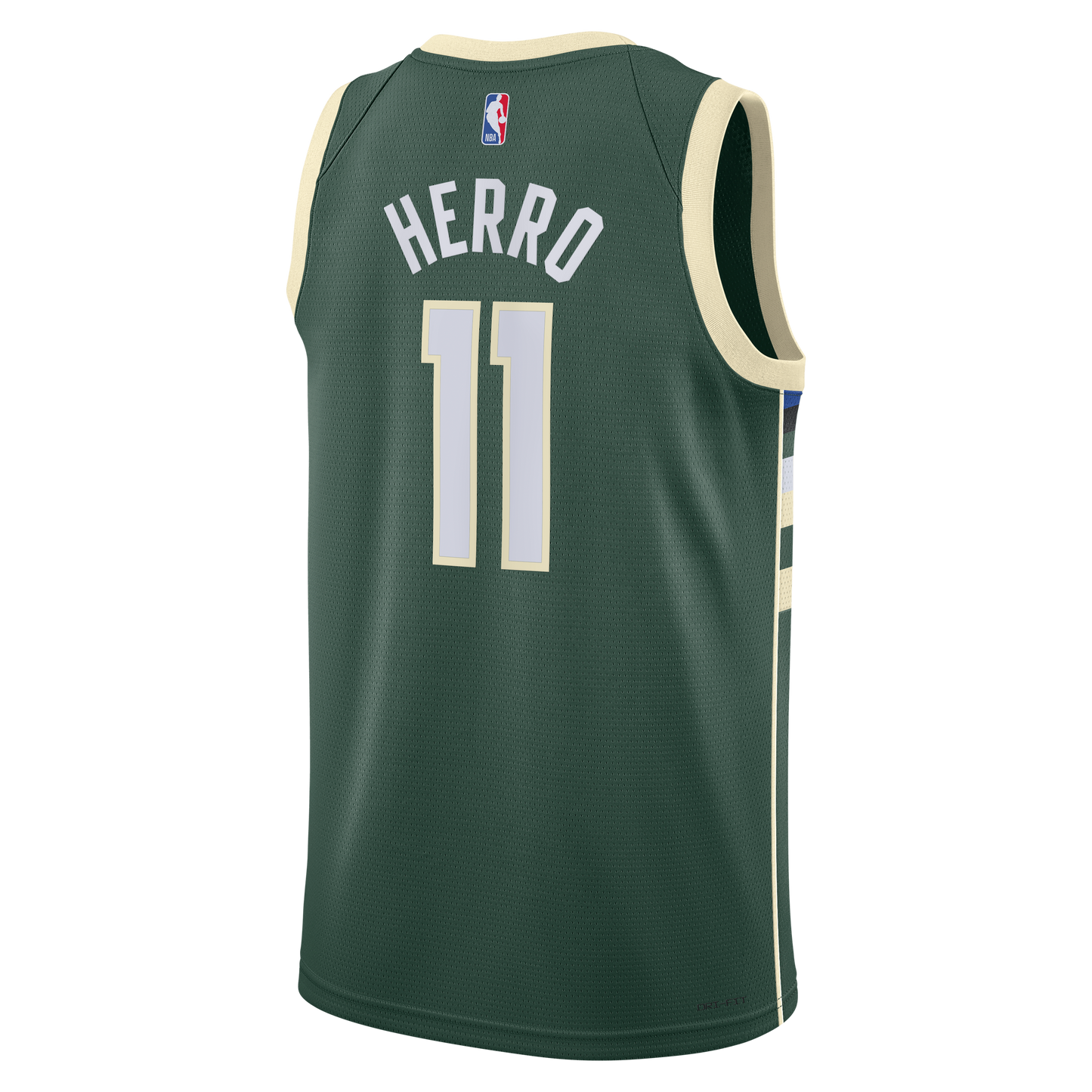 Milwaukee Bucks Nike Icon Edition Swingman Jersey - Hunter Green - Tyler Herro - Unisex