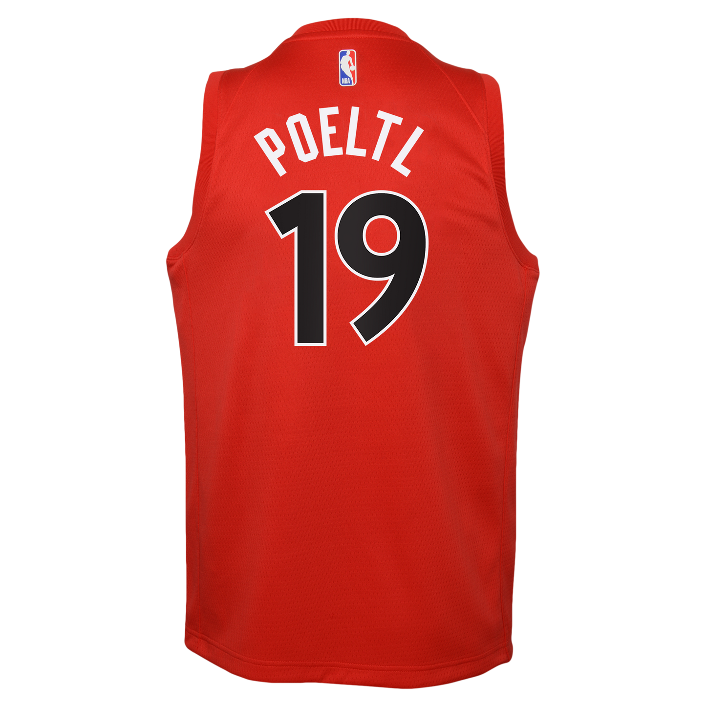 Toronto Raptors Nike Icon Edition Swingman Jersey - Red - Jakob Poeltl - Youth
