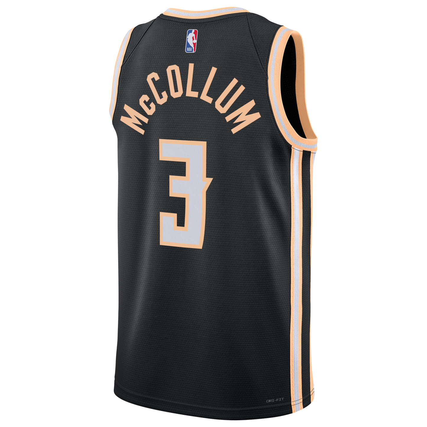 Nike Atlanta Hawks 2025/26 Nike City Edition Swingman Jersey - Black - CJ McCollum - Unisex