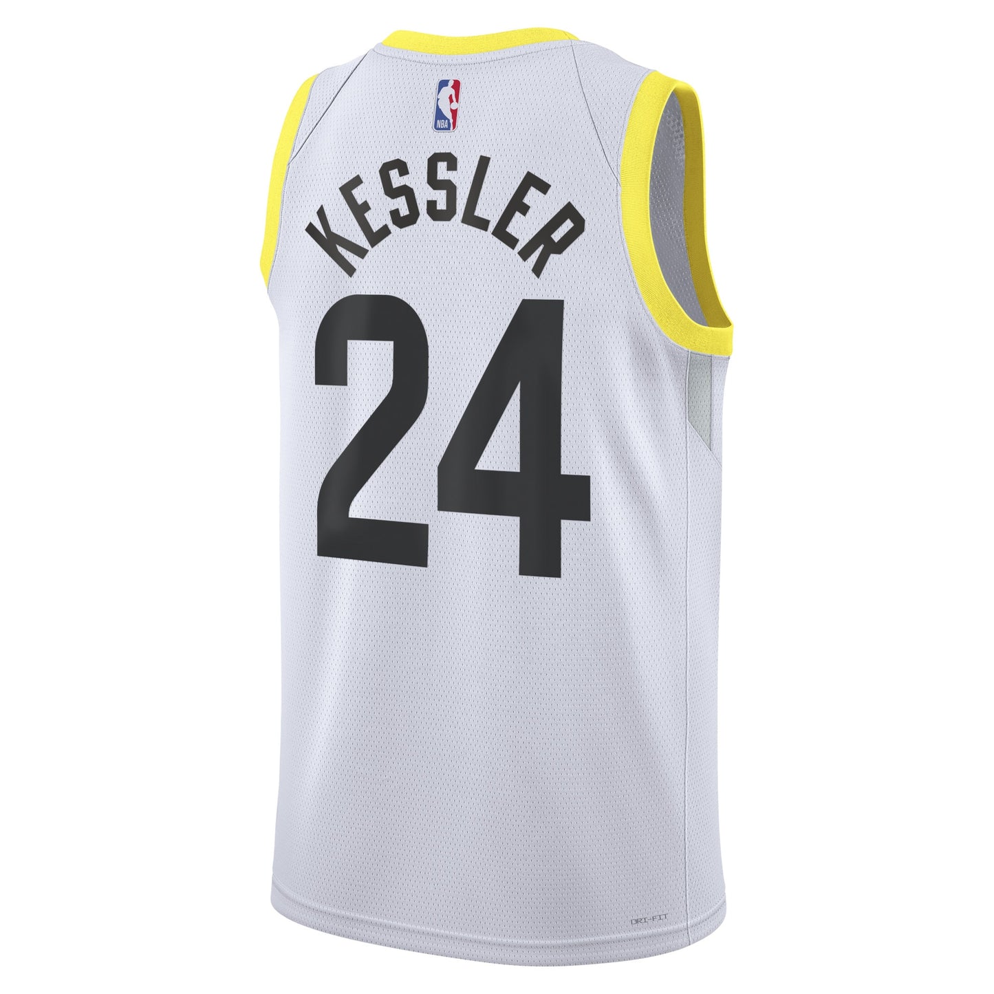 Utah Jazz Nike Association Edition Swingman Jersey - White - Walker Kessler - Unisex