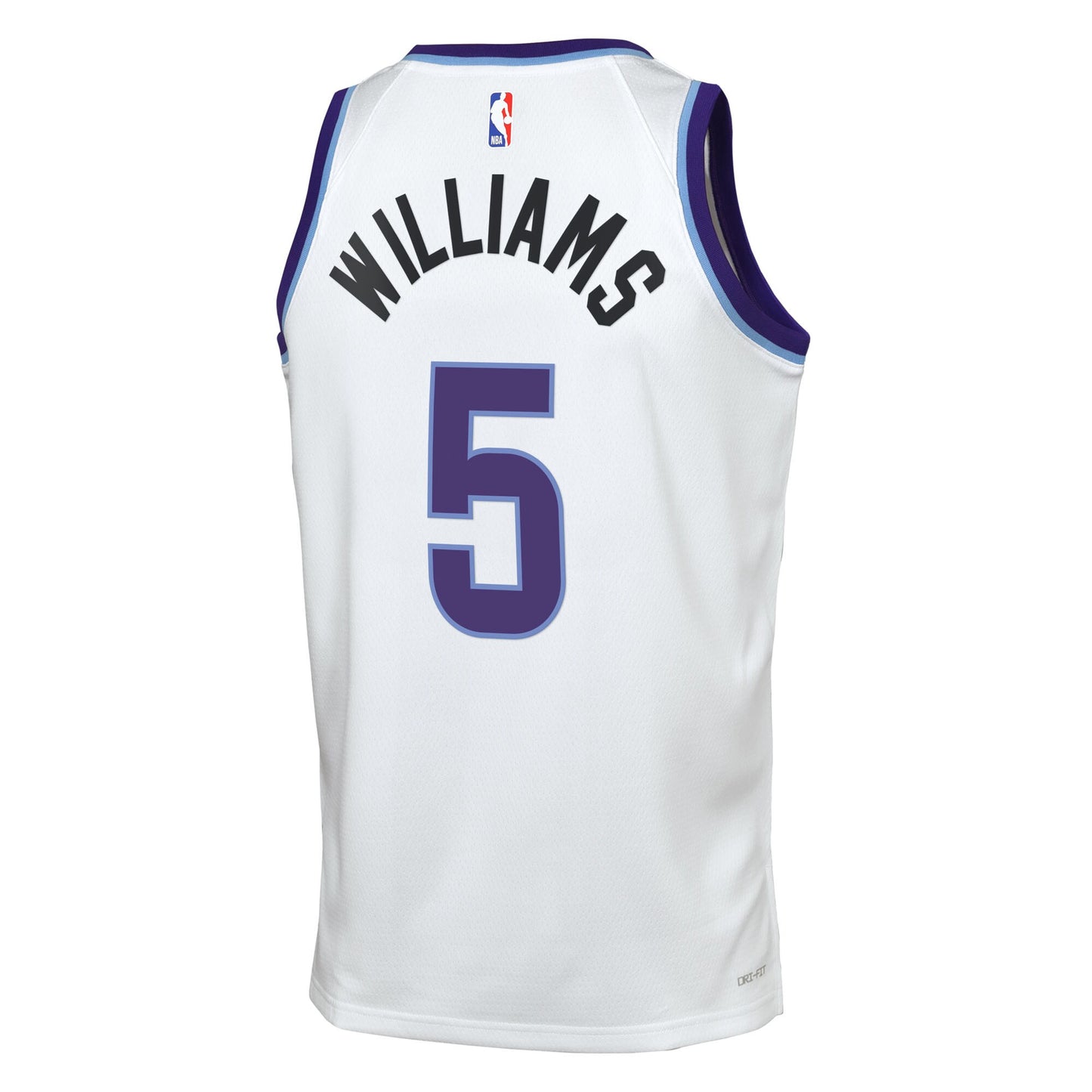 Utah Jazz Nike Replica Association Edition Swingman Jersey - White - Cody Williams - Youth