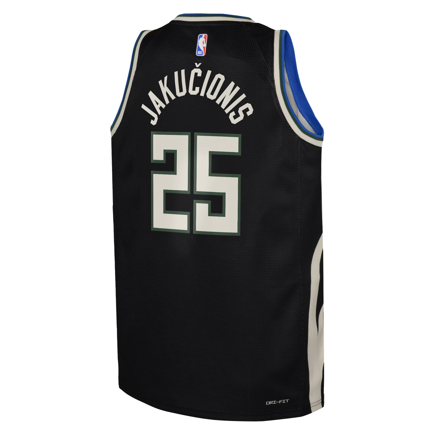 Milwaukee Bucks Jordan Brand Statement Edition Swingman Jersey - Hunter Green - Kasparas Jakučionis - Youth