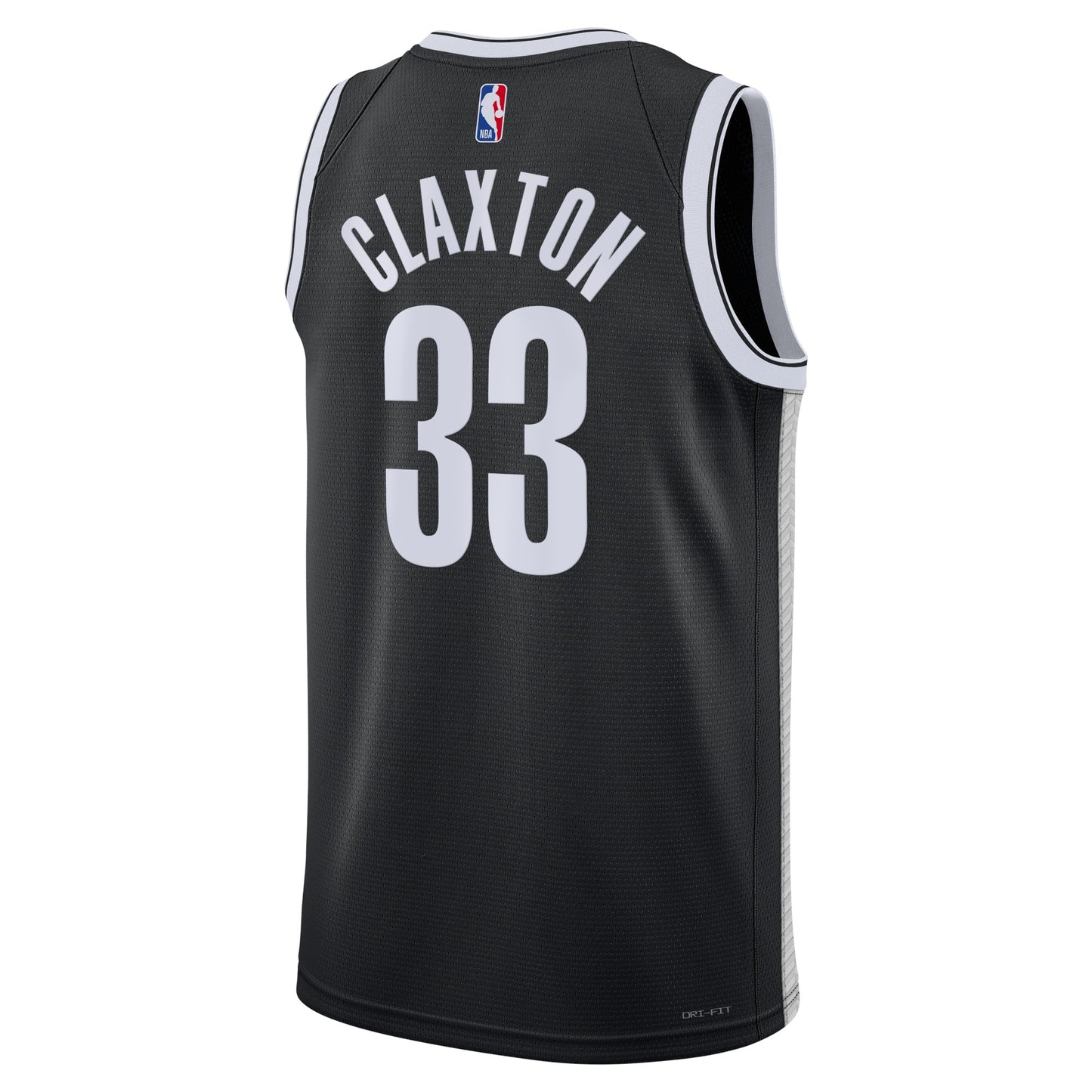 Brooklyn Nets Nike Icon Edition Swingman Jersey - Black - Nic Claxton - Unisex