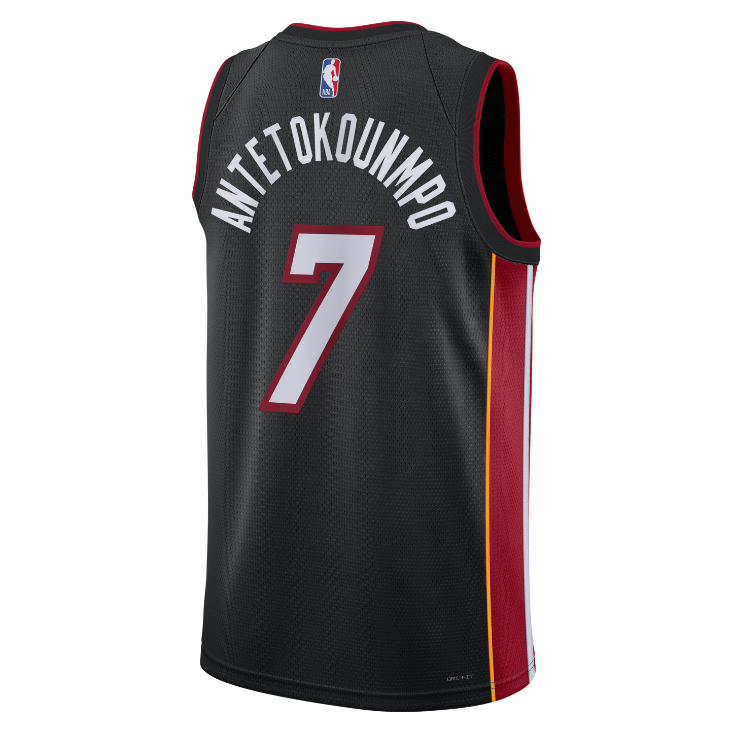 Miami Heat Nike Icon Edition Swingman Jersey - Black - Giannis Antetokounmpo - Unisex
