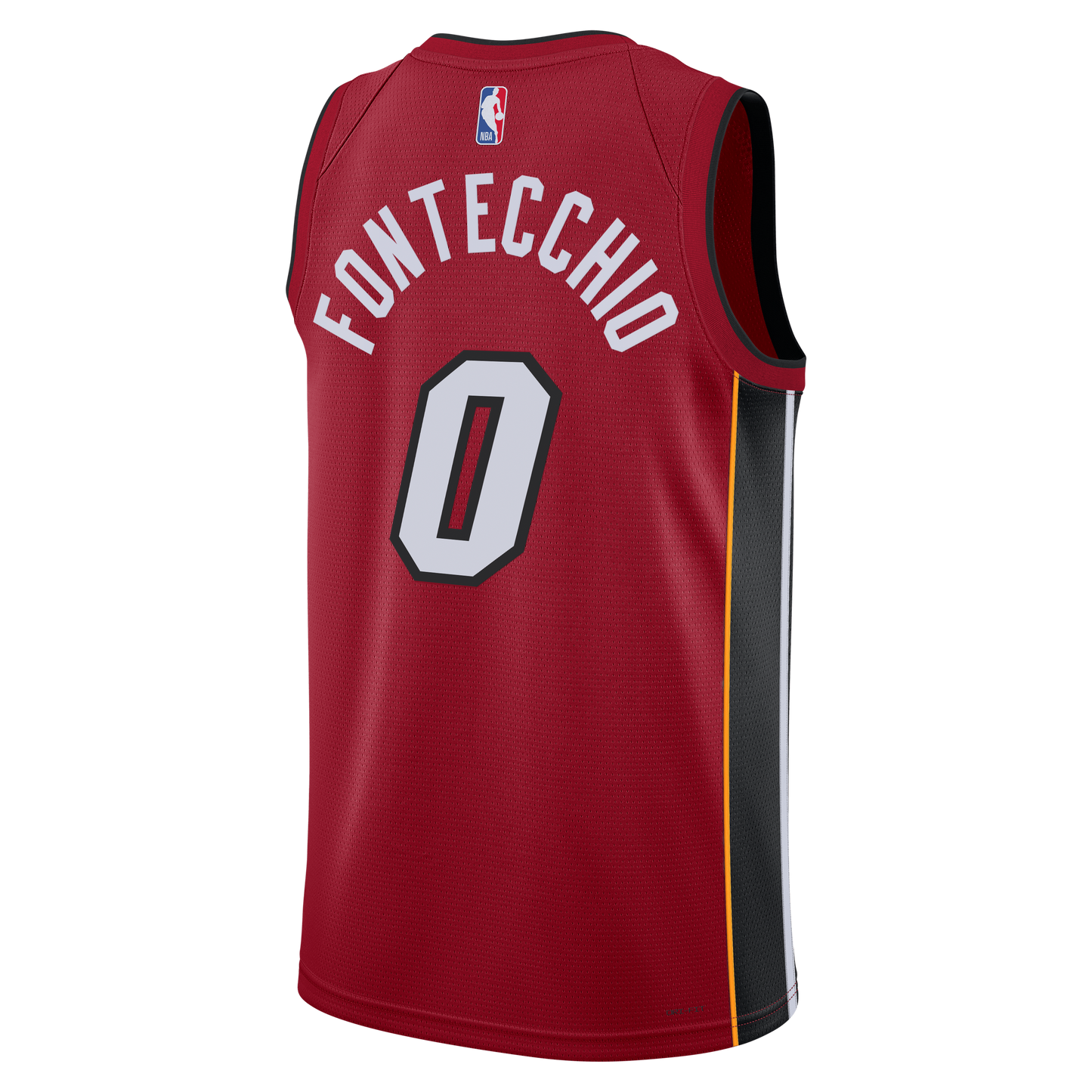 Miami Heat Jordan Brand Statement Edition Swingman Jersey - Red - Simone Fontecchio - Unisex