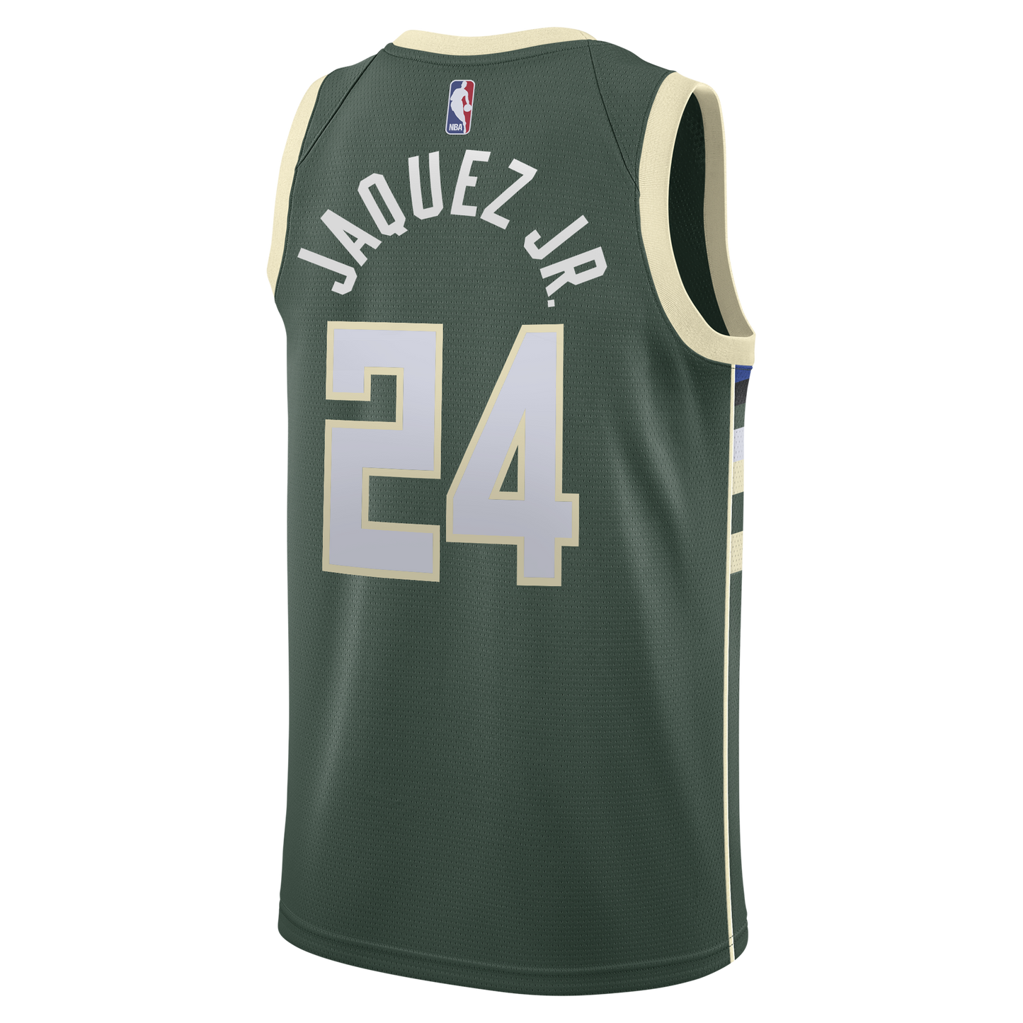 Milwaukee Bucks Nike Icon Edition Swingman Jersey - Hunter Green - Jaime Jaquez Jr. - Youth