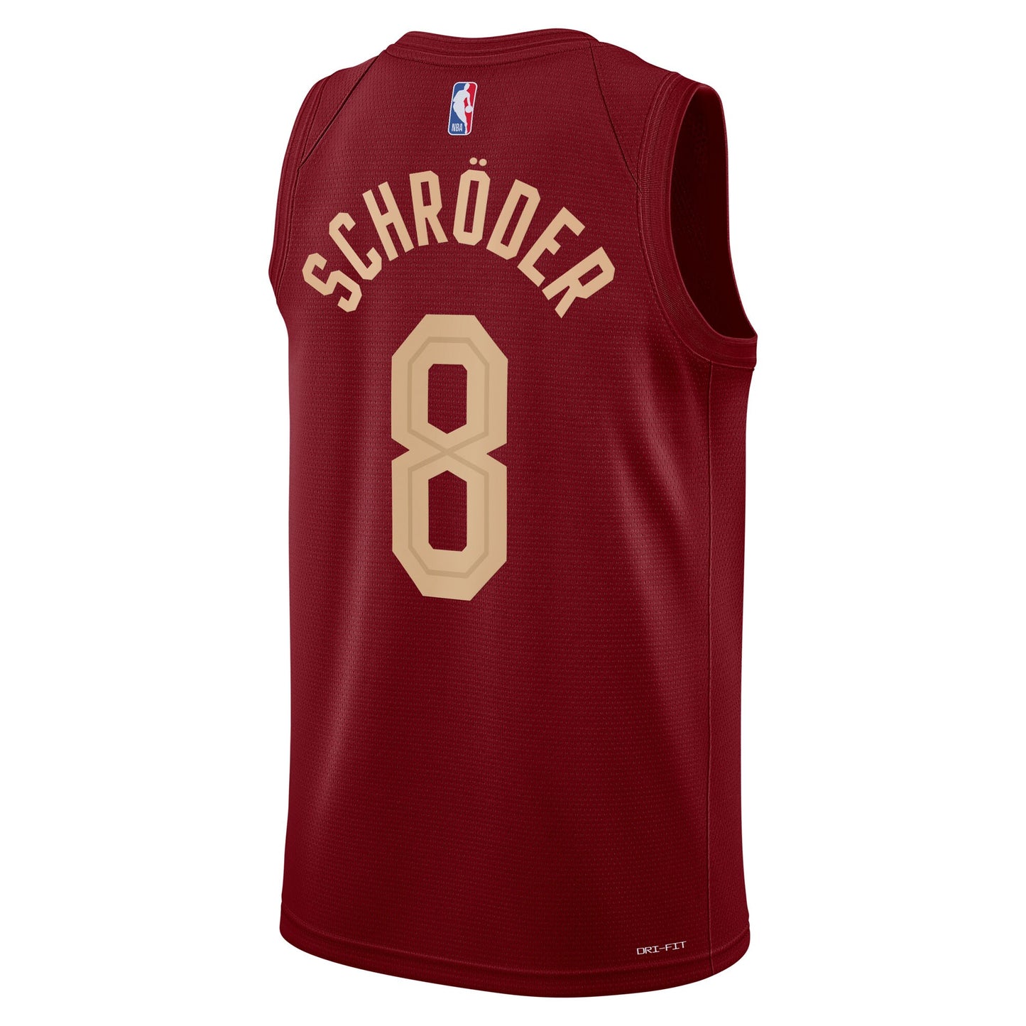 Cleveland Cavaliers Nike Icon Edition Swingman Jersey - Wine - Dennis Schröder - Unisex
