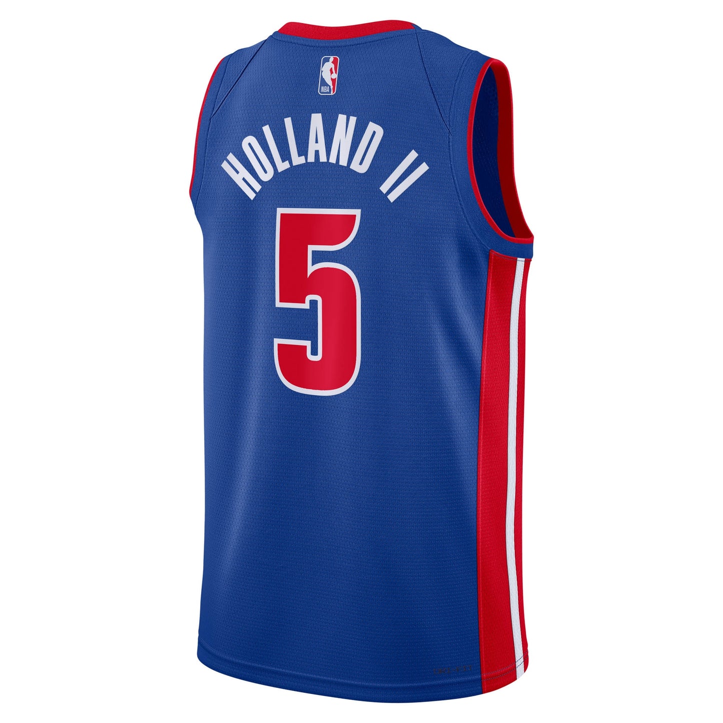 Detroit Pistons Nike Icon Swingman Jersey NBA 2024 Draft First Round Pick - Blue - Ron Holland II - Unisex