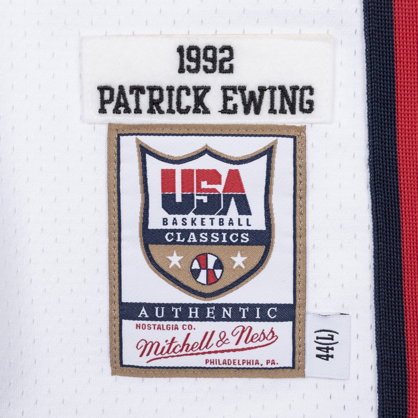USA Basketball Mitchell & Ness Authentic Jersey Patrick Ewing 1992