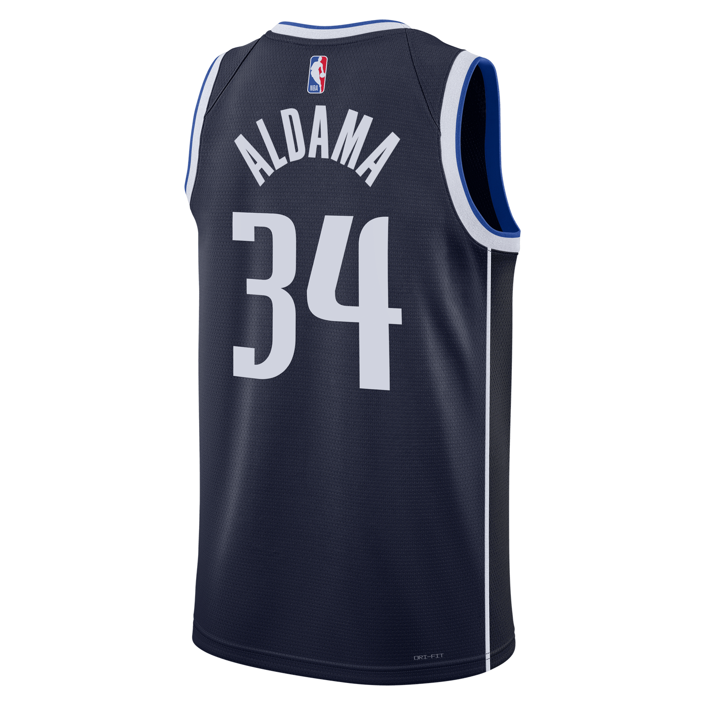 Dallas Mavericks Jordan Brand Statement Edition Swingman Jersey - Navy - Santi Aldama - Unisex