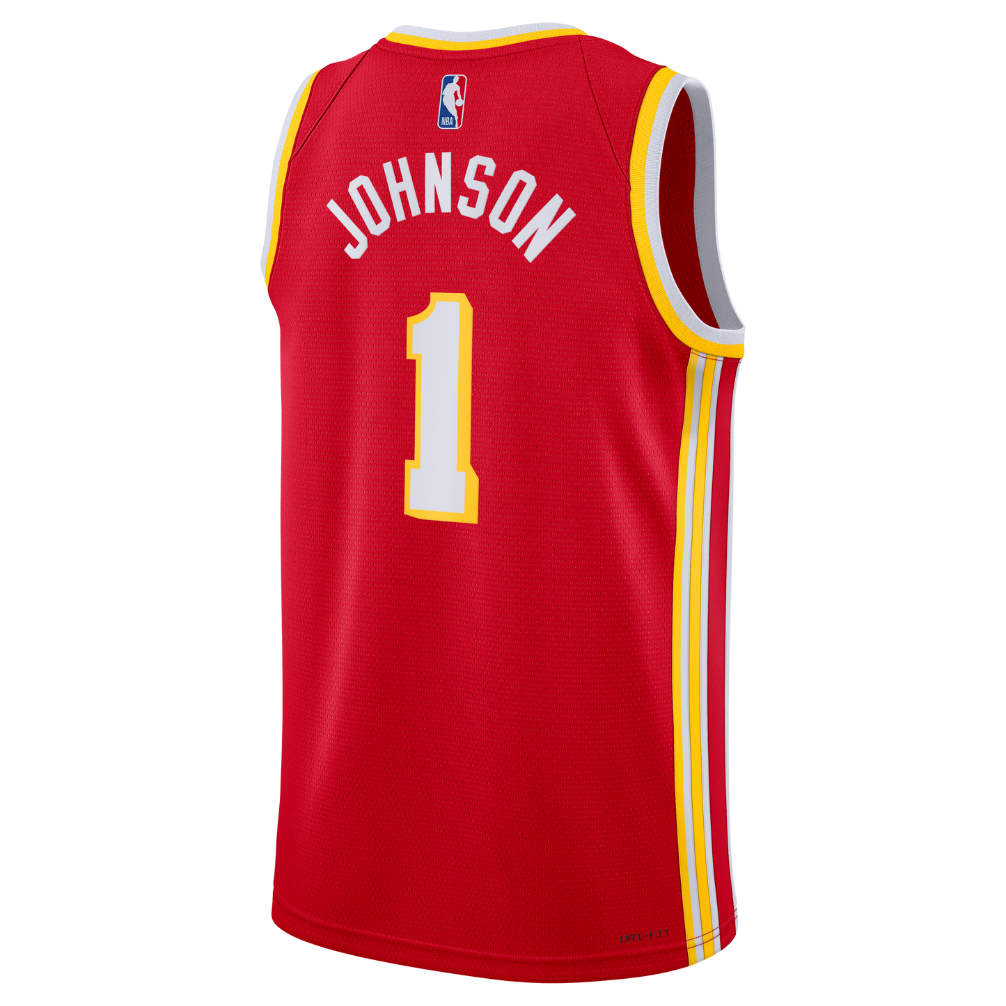 Atlanta Hawks Nike Icon Edition Swingman Jersey - Red - Jalen Johnson - Unisex