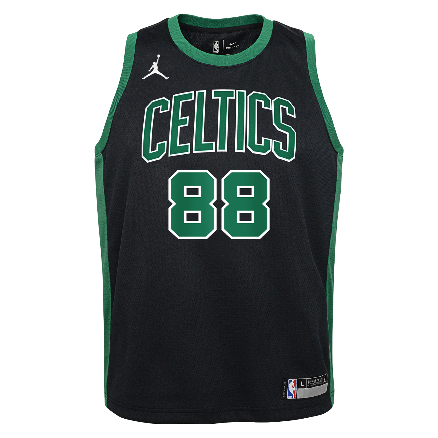 Boston Celtics Jordan Brand Statement Edition Swingman Jersey - Black - Neemias Queta - Youth