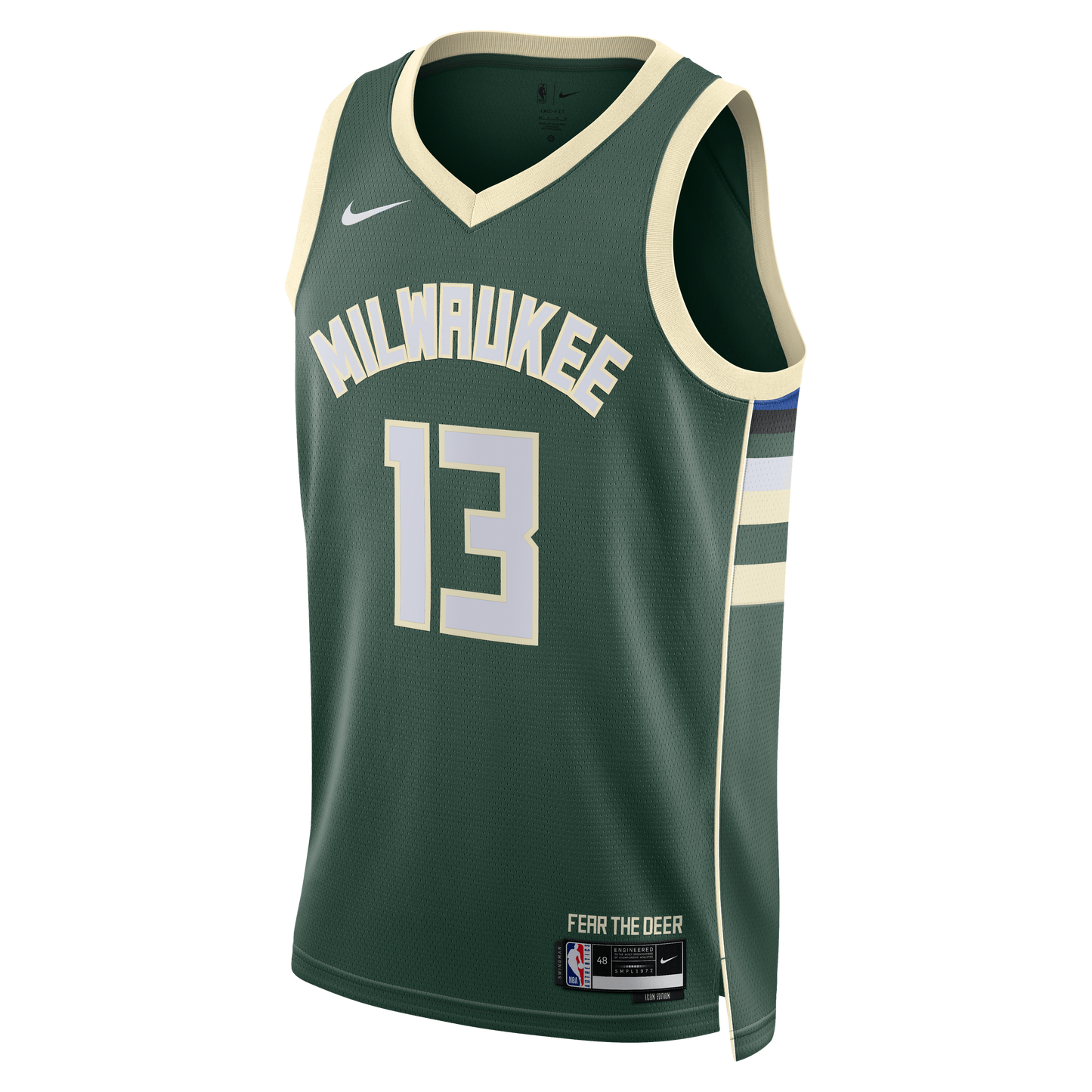 Milwaukee Bucks Nike Icon Edition Swingman Jersey - Hunter Green - Ryan Rollins - Unisex