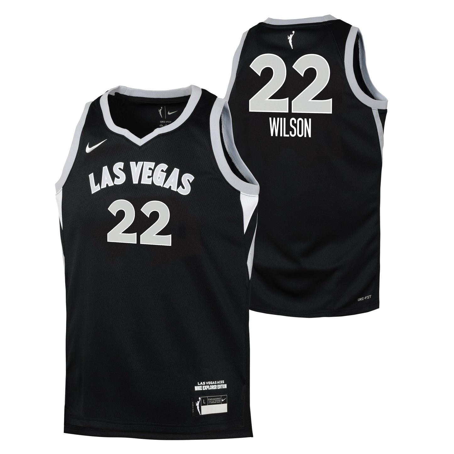 WNBA Las Vegas Aces Nike Jersey - A'Ja Wilson - Youth