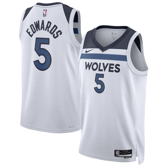 Minnesota Timberwolves Nike Swingman Jersey - Association Edition -  Anthony Edwards - Unisex