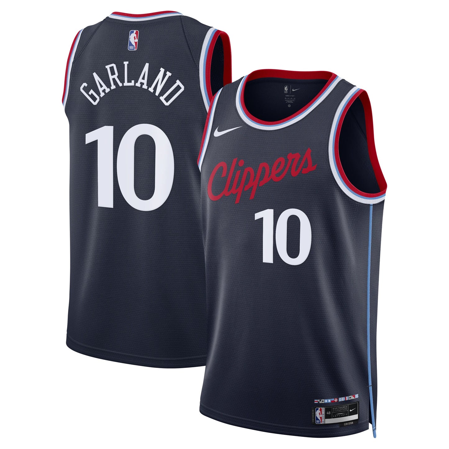 Los Angeles Clippers Nike Icon Edition Swingman Jersey - Navy - Darius Garland - Youth