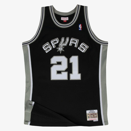 San Antonio Spurs Mitchell & Ness Swingman Jersey Road Tim Duncan 1998-99