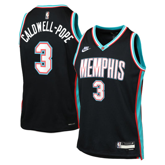 Memphis Grizzlies Nike Classic Edition Jersey - Black - Kentavious Caldwell-Pope - Youth