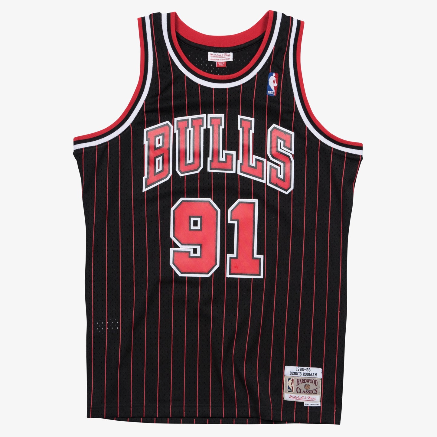 Chicago Bulls Mitchell & Ness Swingman Jersey Alternate Dennis Rodman 1995-96
