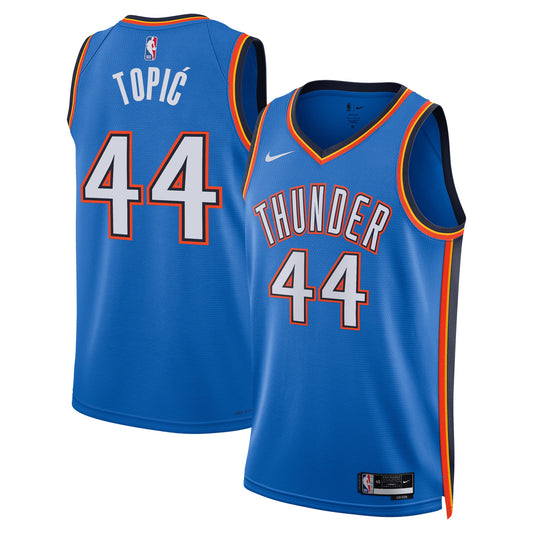 Oklahoma City Thunder Nike Icon Swingman Jersey - Blue - Nikola Topić - Unisex
