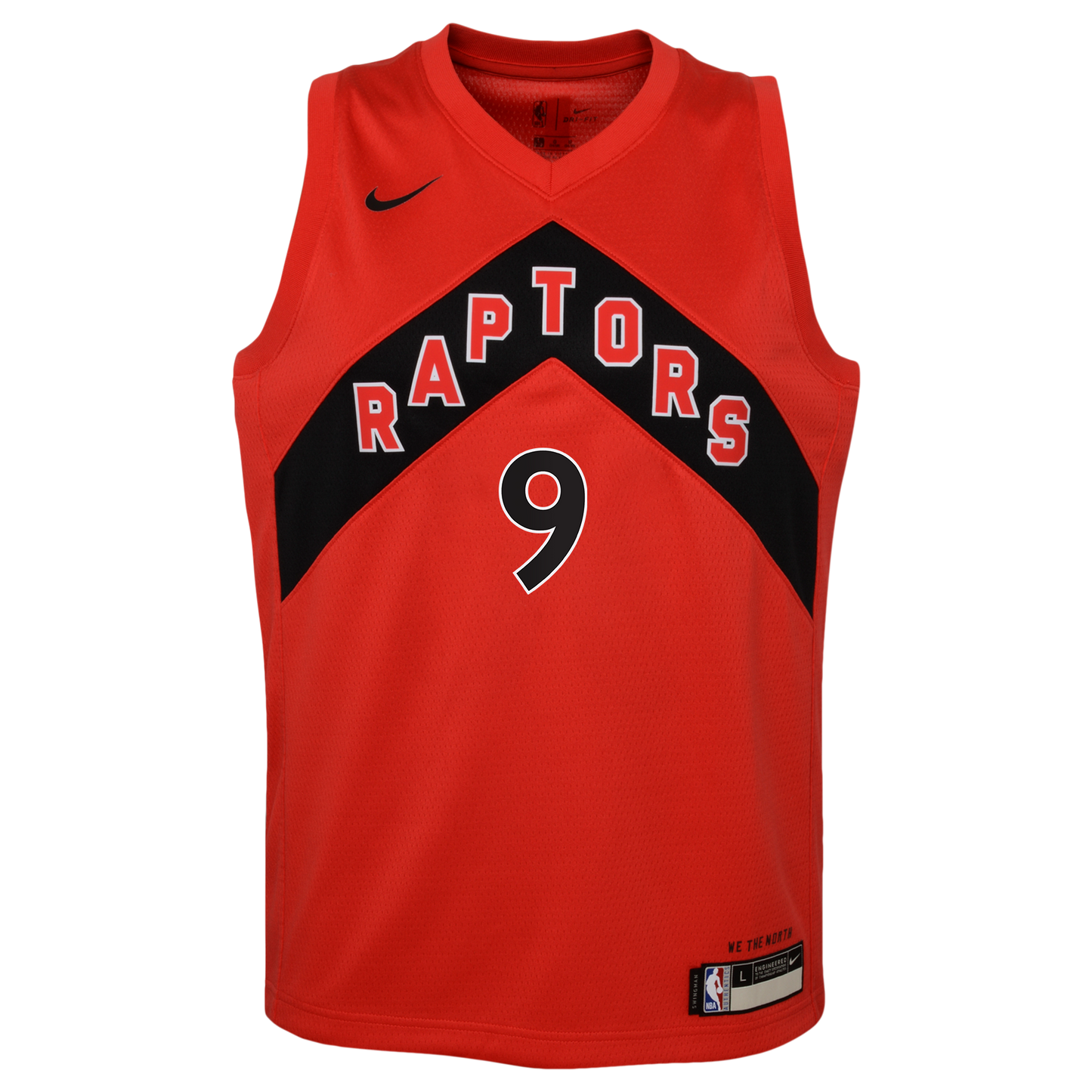 Toronto Raptors Nike Icon Edition Swingman Jersey - Red - RJ Barrett - Youth