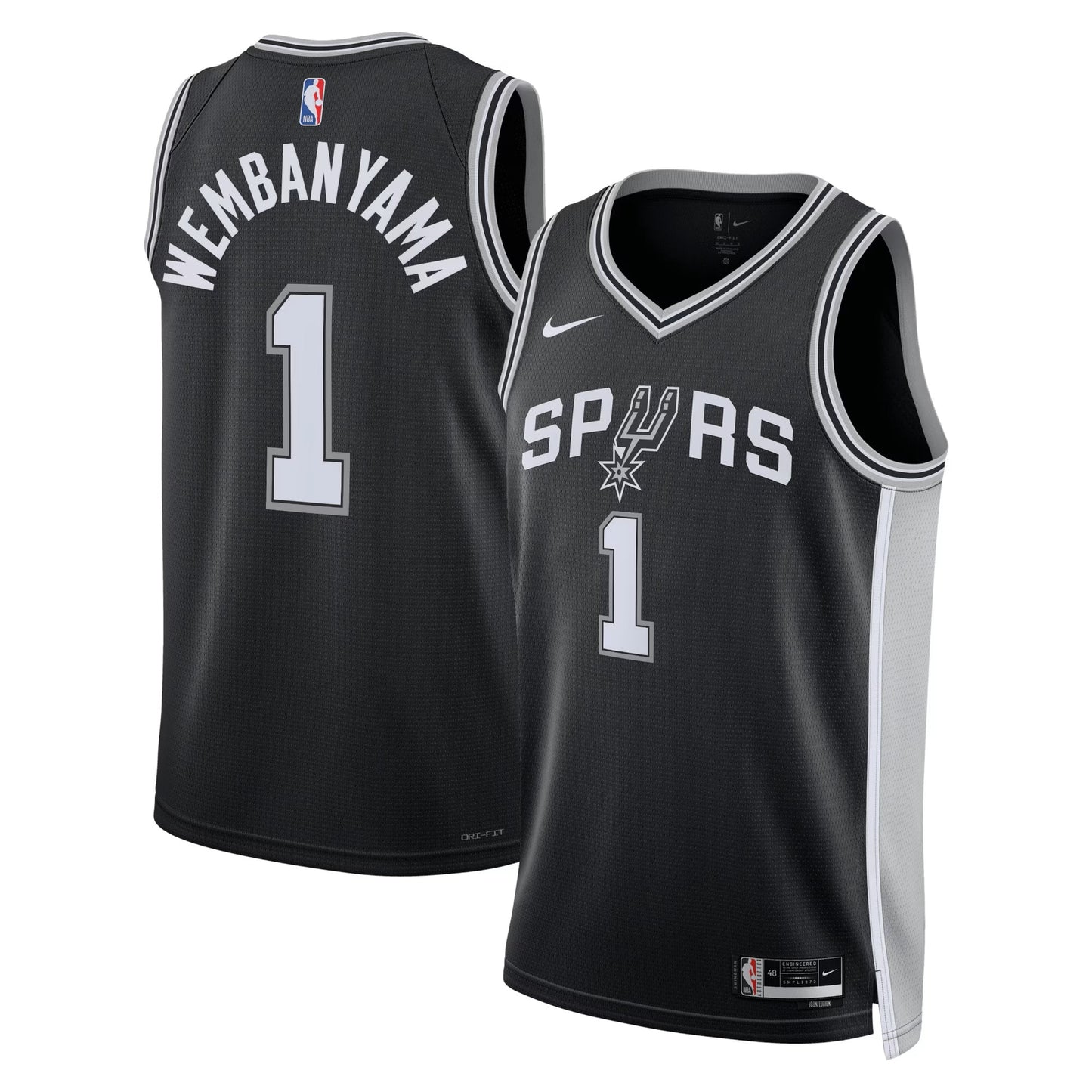 San Antonio Spurs Nike Icon Swingman Jersey - Victor Wembanyama
