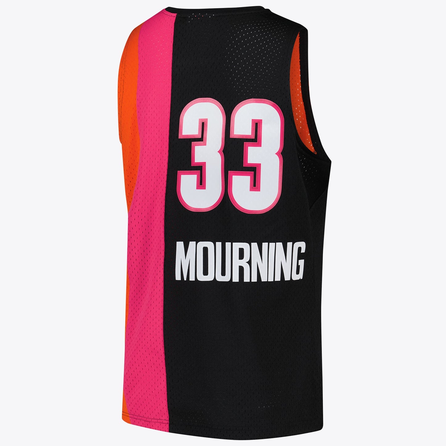 Miami Heat NBA Alonzo Mourning Hardwood Classics Road Jersey By Mitchell & Ness - Mens