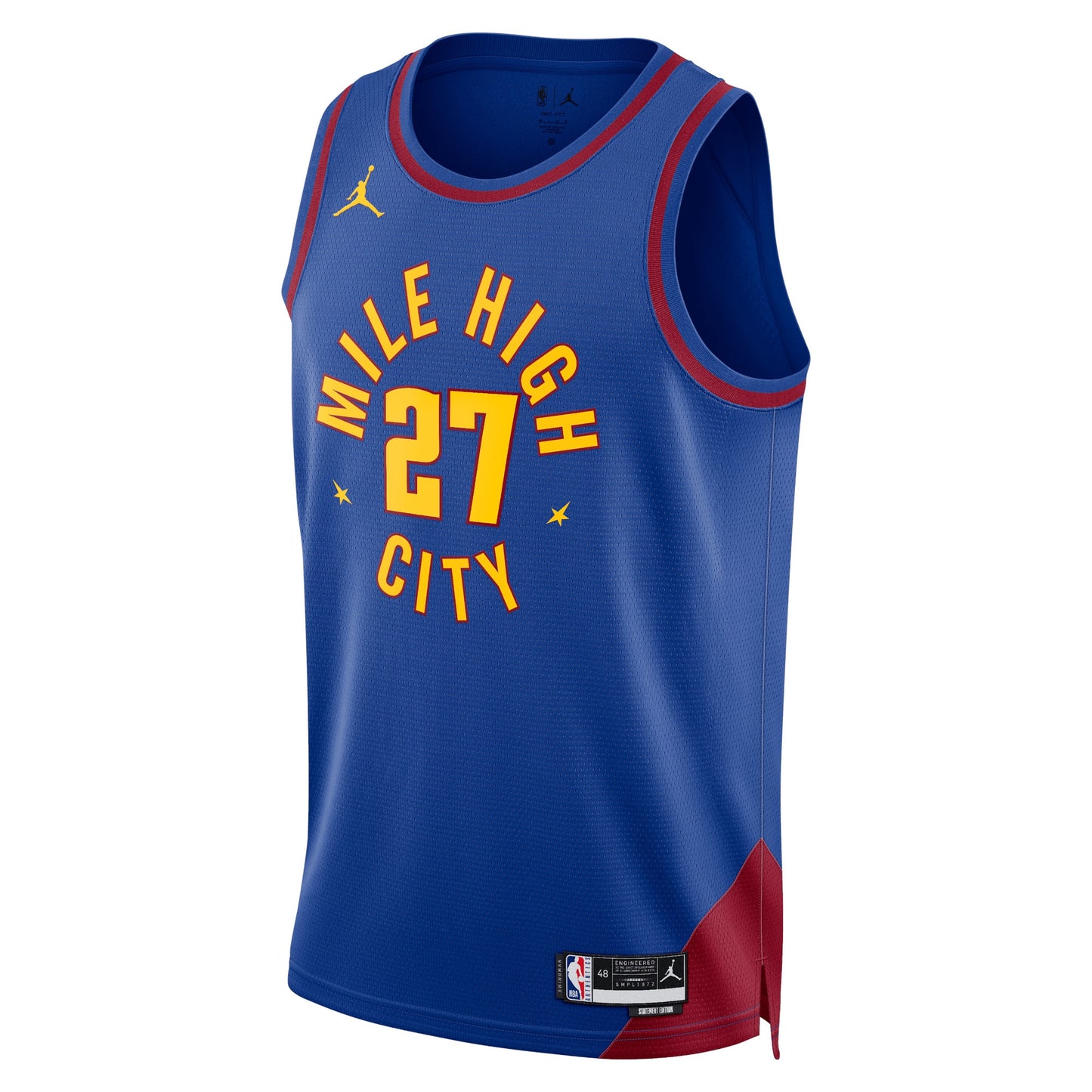 Denver Nuggets Jordan Statement Edition Swingman Jersey - Blue - Jamal Murray - Unisex