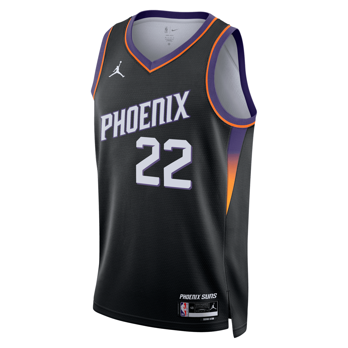 Phoenix Suns Jordan Brand Statement Edition Jersey - Black - Miles Bridges - Unisex