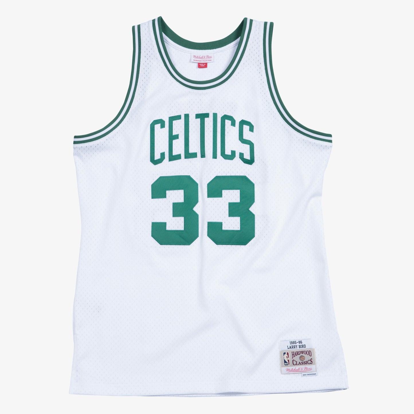 Boston Celtics Mitchell & Ness Swingman Jersey Home Larry Bird 1985-86