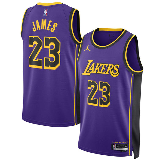 Los Angeles Lakers Jordan Brand Statement Edition Swingman Jersey - Lebron James - Unisex