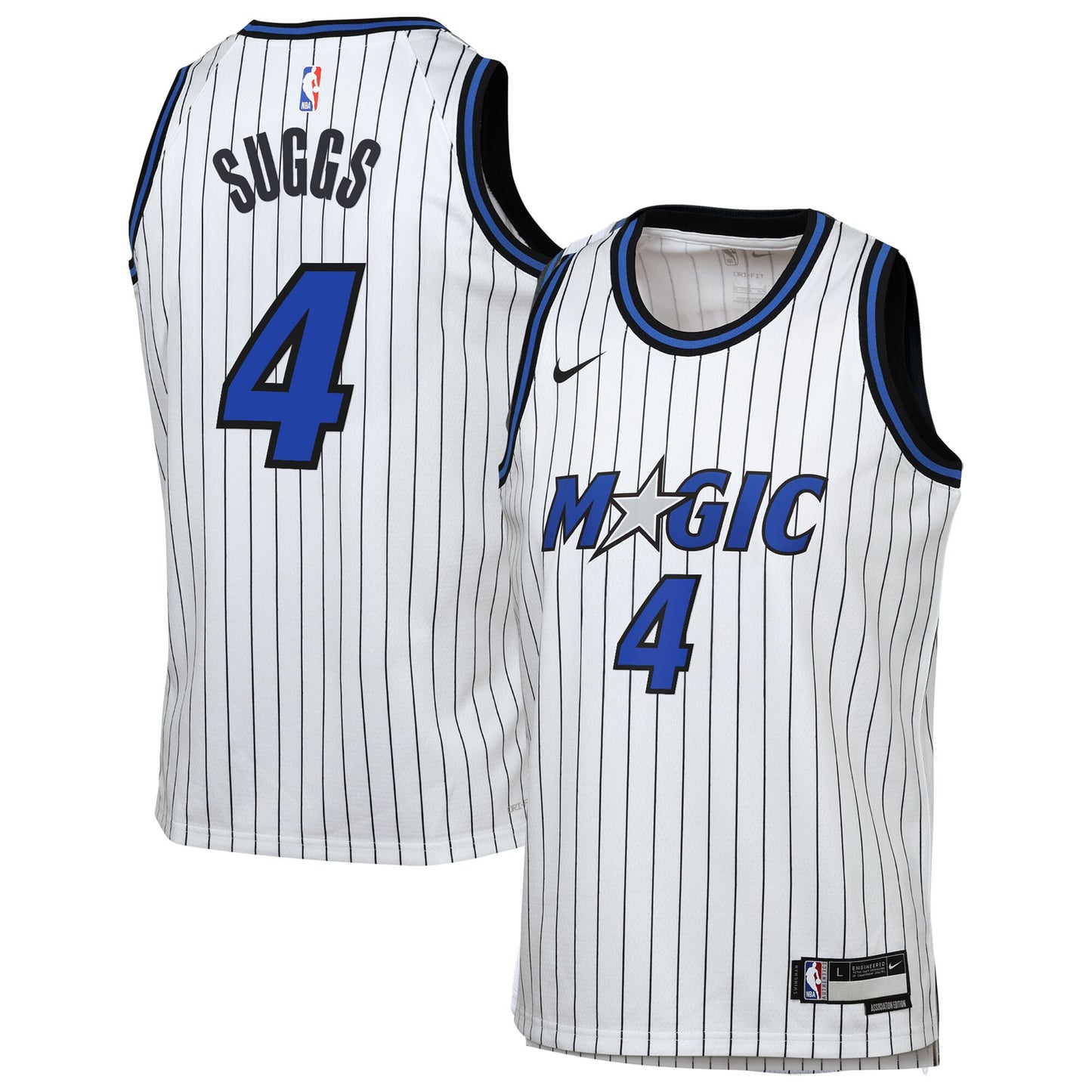 Orlando Magic Nike Replica Association Edition Swingman Jersey - White - Jalen Suggs - Youth