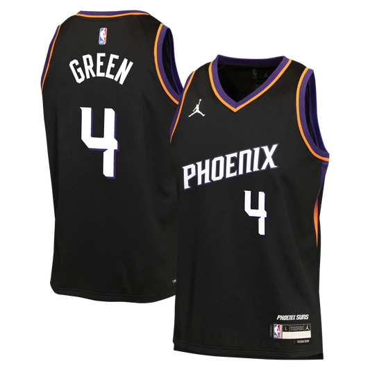 Phoenix Suns Jordan Brand Statement Edition Jersey - Black - Jalen Green - Youth