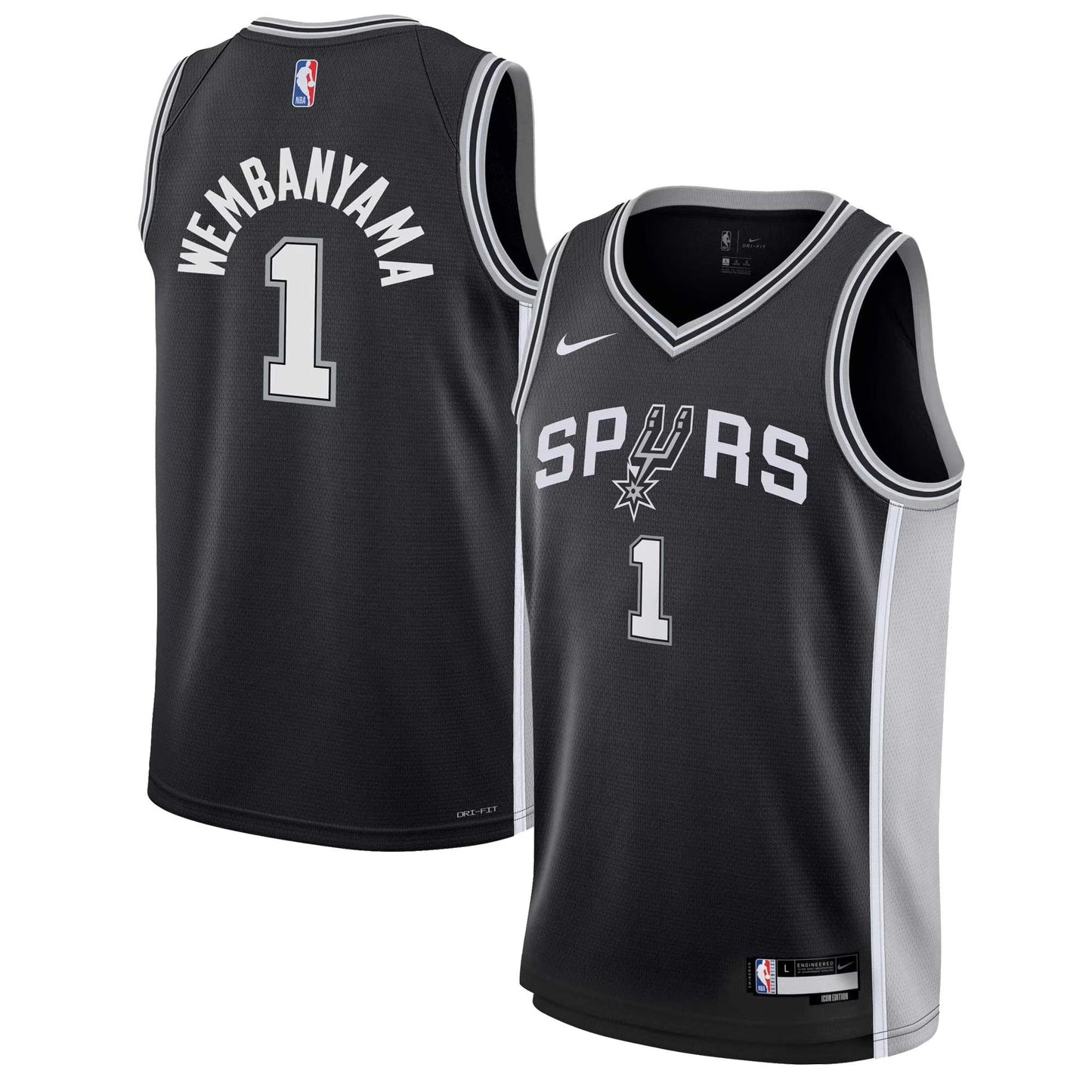 San Antonio Spurs Nike Icon Swingman Jersey – Victor Wembanyama – Youth