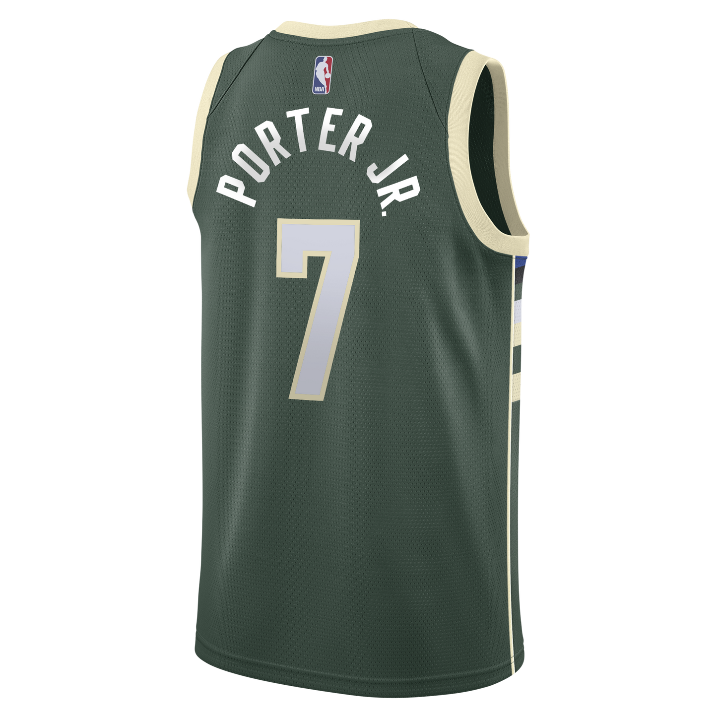 Milwaukee Bucks Nike Icon Edition Swingman Jersey - Hunter Green - Kevin Porter Jr. - Youth
