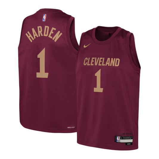 Cleveland Cavaliers Nike Icon Edition Swingman Jersey - Wine - James Harden - Youth