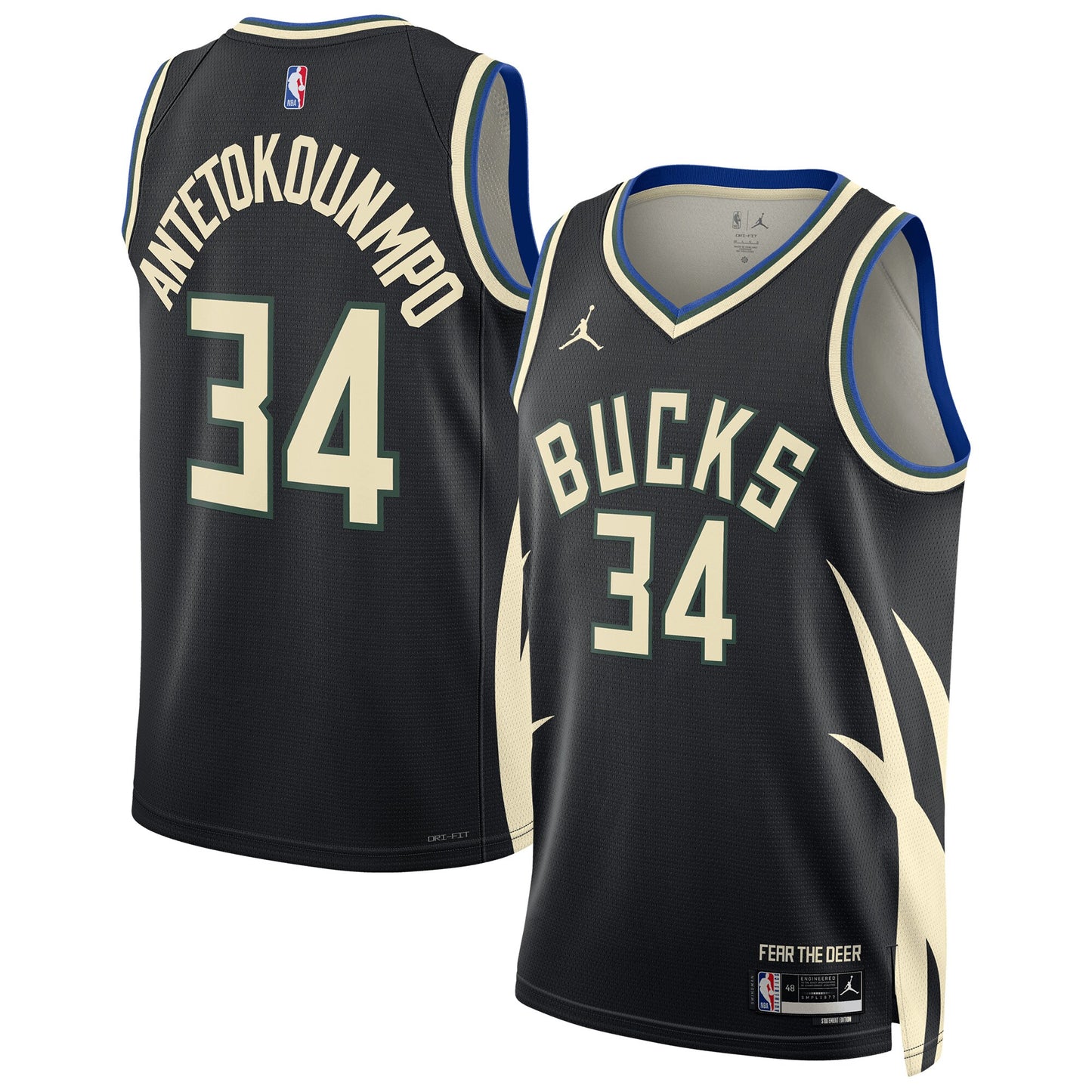 Milwaukee Bucks NBA Statement Swingman Jersey - Giannis Antetokounmpo
