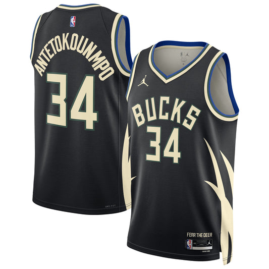 Milwaukee Bucks NBA Statement Swingman Jersey - Giannis Antetokounmpo