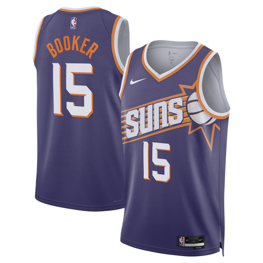 Phoenix Suns Nike Icon Edition Swingman Jersey - Purple - Devin Booker - Unisex