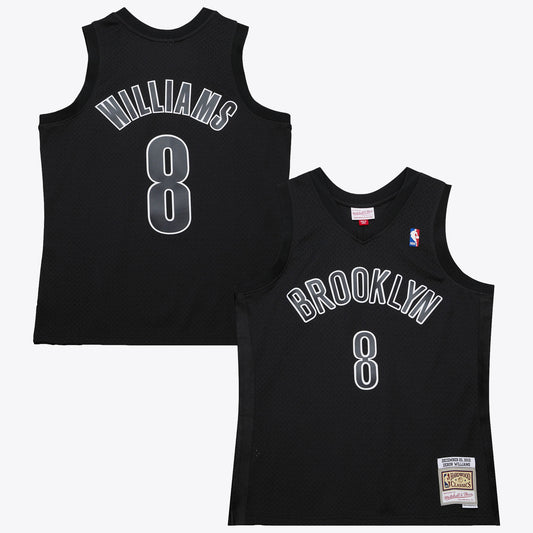 Brooklyn Nets Mitchell & Ness Deron Williams 2012 Day Authentic Jersey - Black