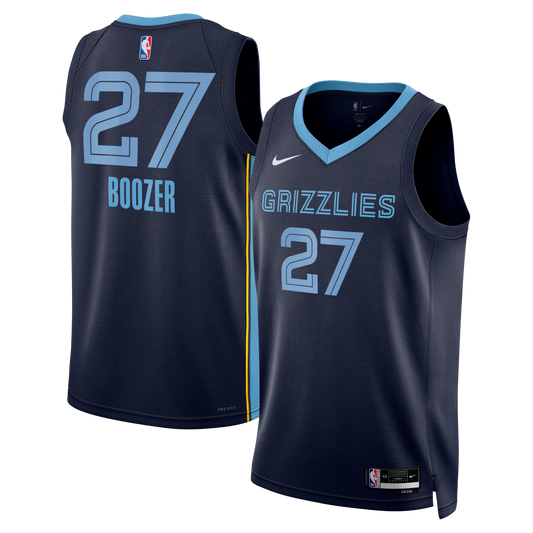 Memphis Grizzlies Nike Icon Swingman Jersey - Black - Cameron Boozer - Unisex