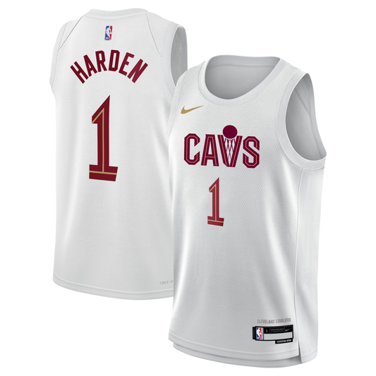 Cleveland Cavaliers Nike Association Edition Swingman Jersey - White - James Harden - Youth