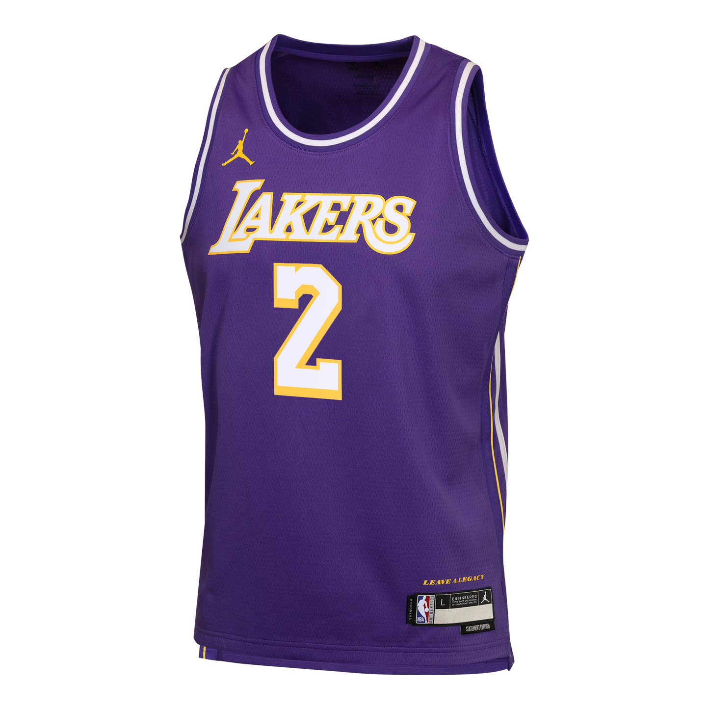Los Angeles Lakers Jordan Brand Statement Edition Jersey - Purple - Jarred Vanderbilt - Youth