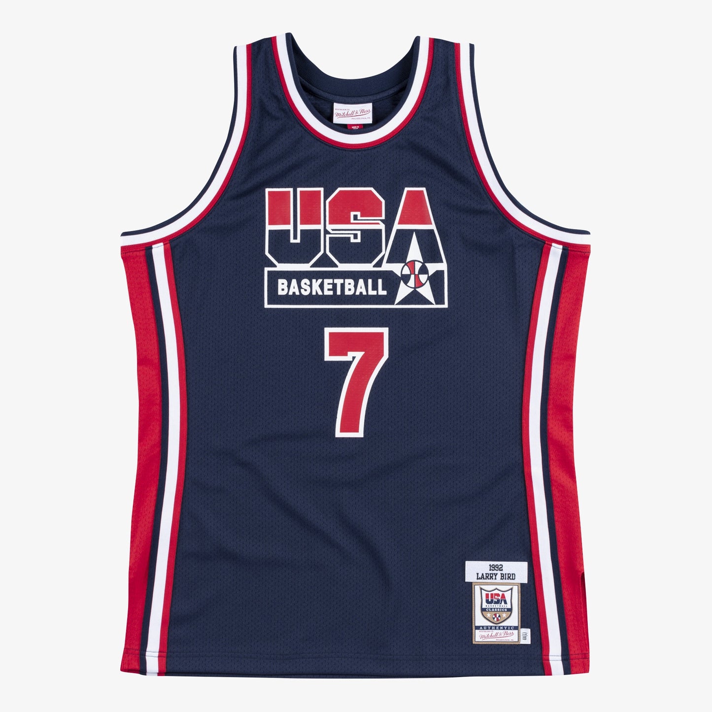 USA Basketball Mitchell & Ness Authentic Jersey Larry Bird 1992 Navy