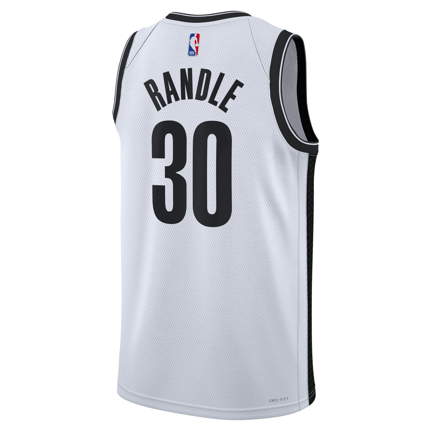 Brooklyn Nets Nike Association Edition Swingman Jersey - White - Julius Randle - Unisex
