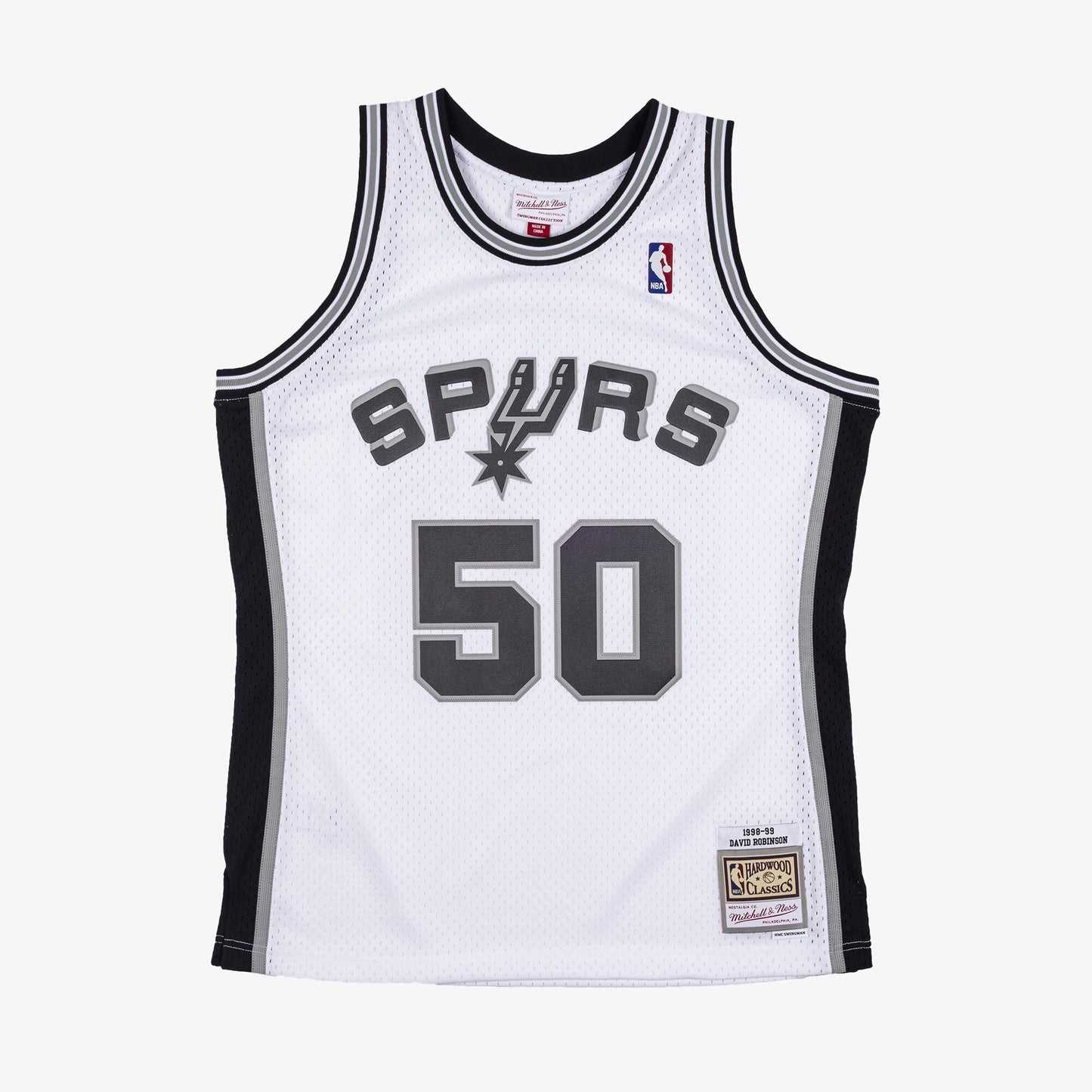 San Antonio Spurs Mitchell & Ness David Robinson 1998 Swingman Authentic Jersey - White