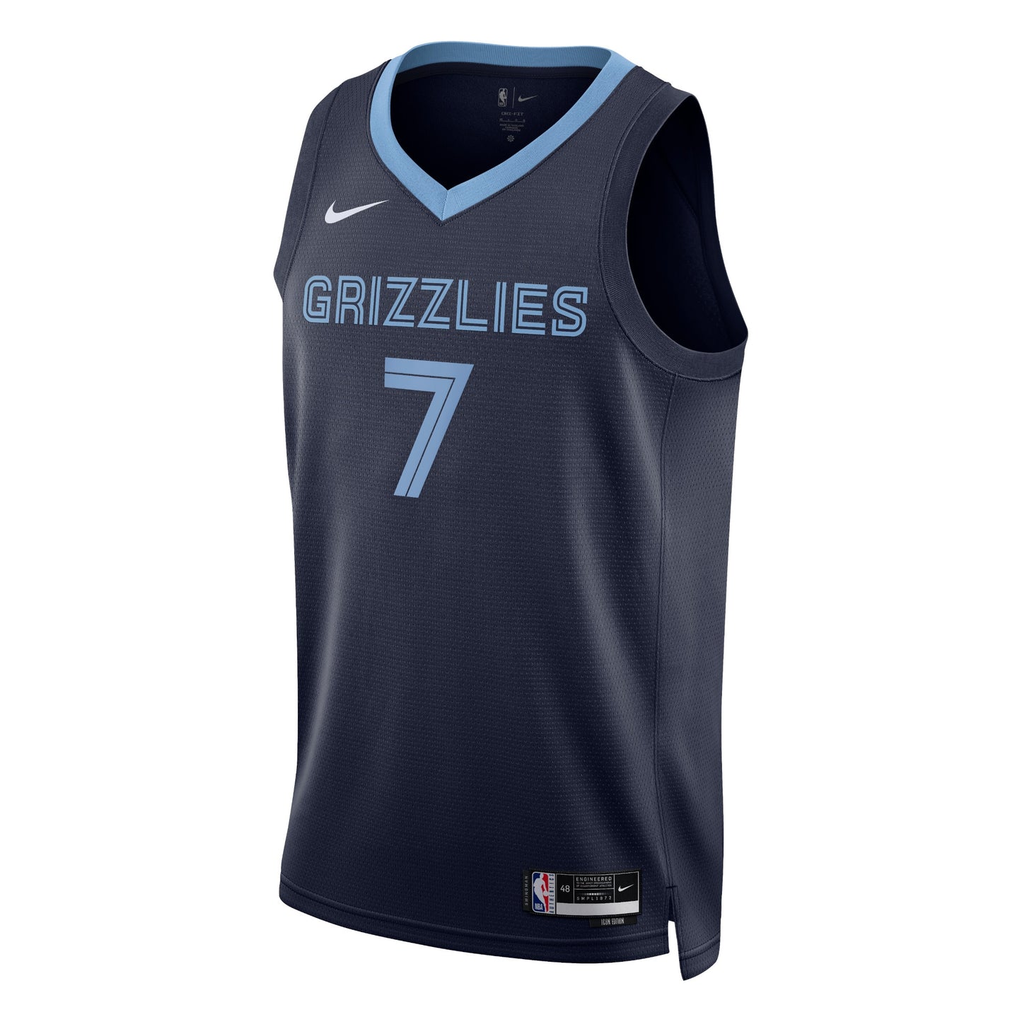 Memphis Grizzlies Nike Icon Edition Swingman Jersey - Navy - Santi Aldama - Unisex